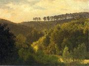 Albert Bierstadt Sunrise over Forest and Grove France oil painting artist